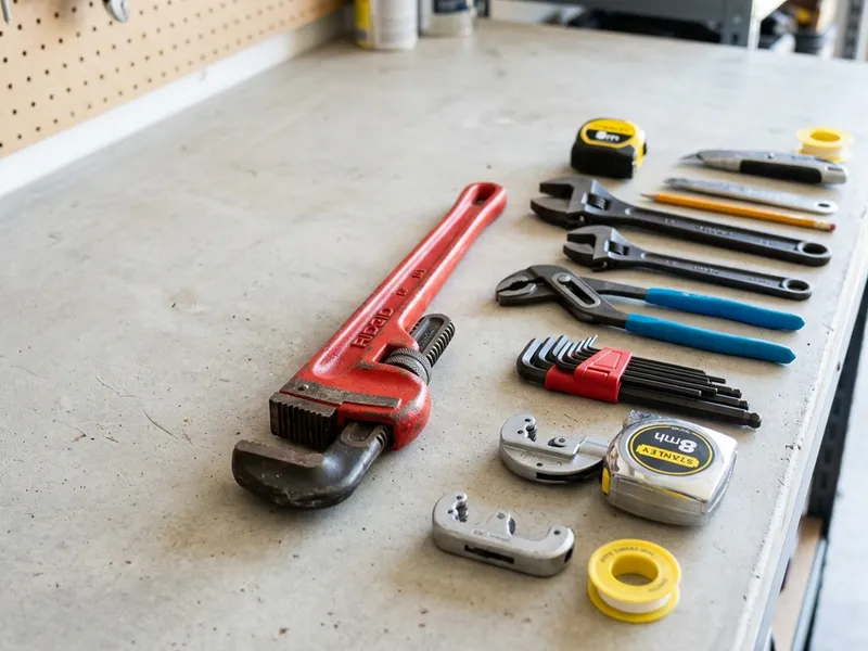Professional plumbers in Reserve, KS equipped with top-tier tools for residential and commercial plumbing services.